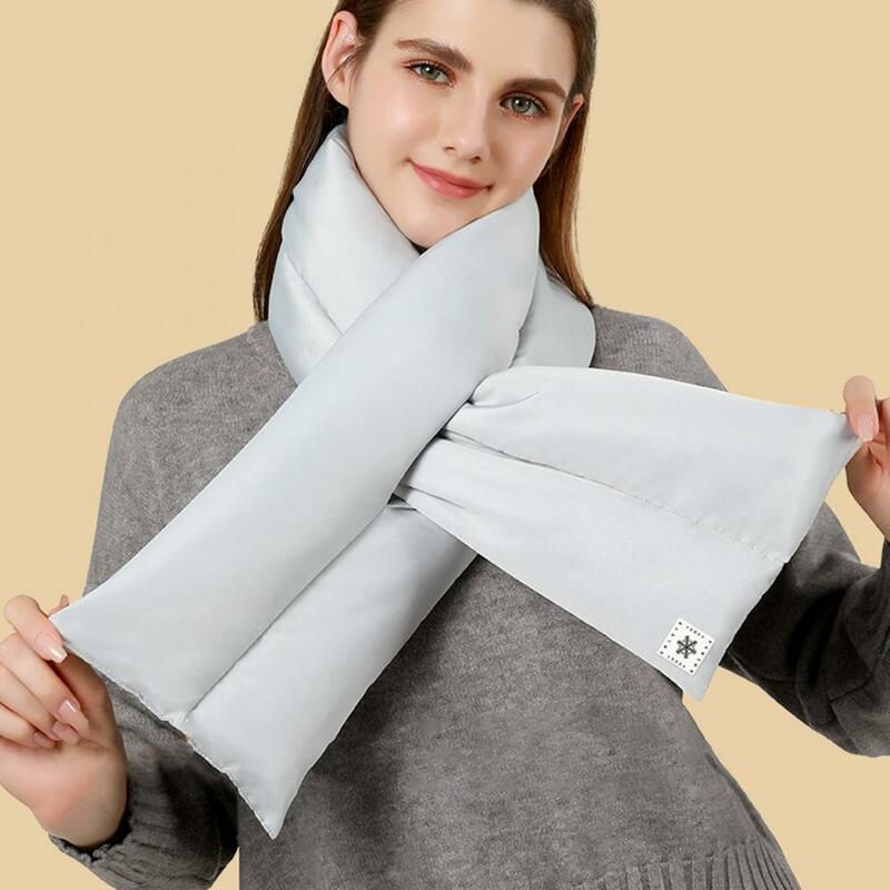 Sciarpa in piumino da donna sciarpa scaldacollo a strati più spessi di pregevole fattura sciarpa invernale alla moda