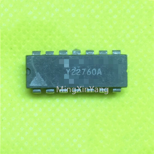2 pces y22760a dip-14 mosfet para a microplaqueta de ic do circuito integrado