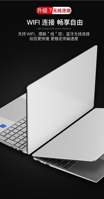Novo laptop 15.6 polegadas core i5 notebook, laptop 500gb de capacidade usado laptop