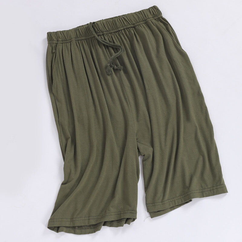 Pantalones cortos de verano para hombre, Shorts elásticos de talla grande 5XL, 6XL, 7XL, cintura de 140cm, para el hogar