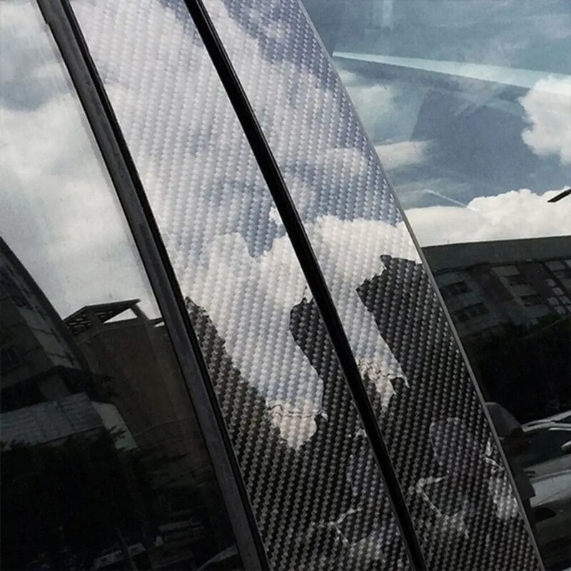 3D наклейка из углеродного волокна для автомобиля, 3 м, защитная полоса «сделай сам» для наклеивания на порог автомобиля, боковое зеркало, лента от царапин, водонепроницаемая защитная пленка