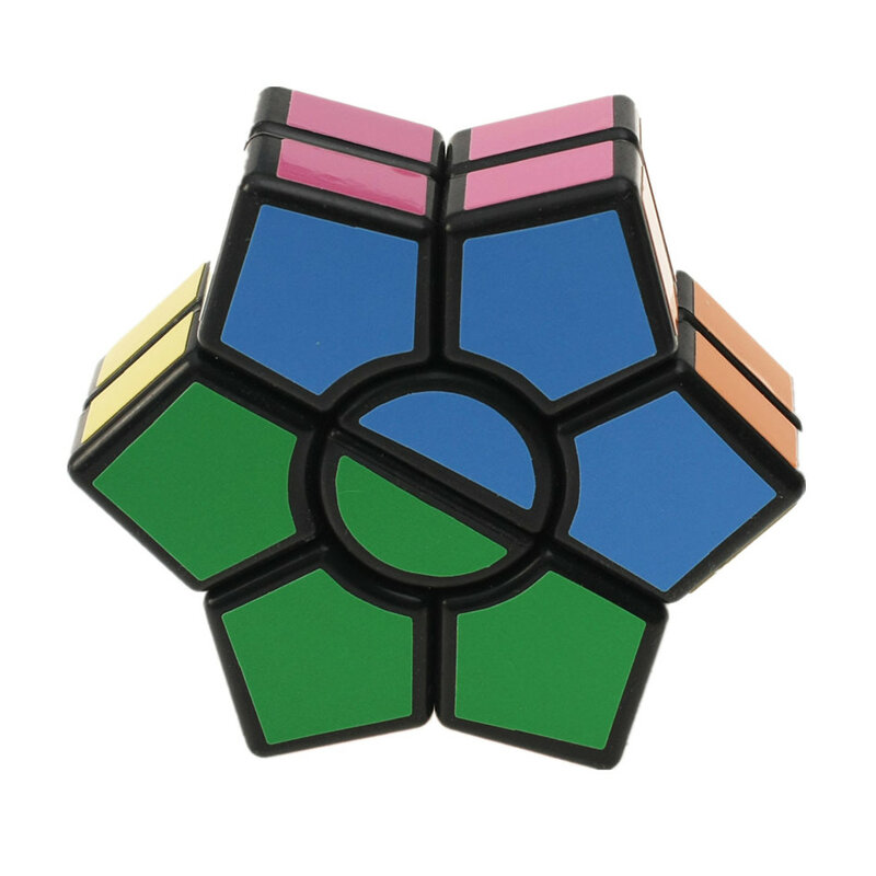 DianSheng 2-Layers Hexagonal Magic Cube David Star Shaped Puzzle Cube Speed Twist Cubo Magico Game Educational Toys