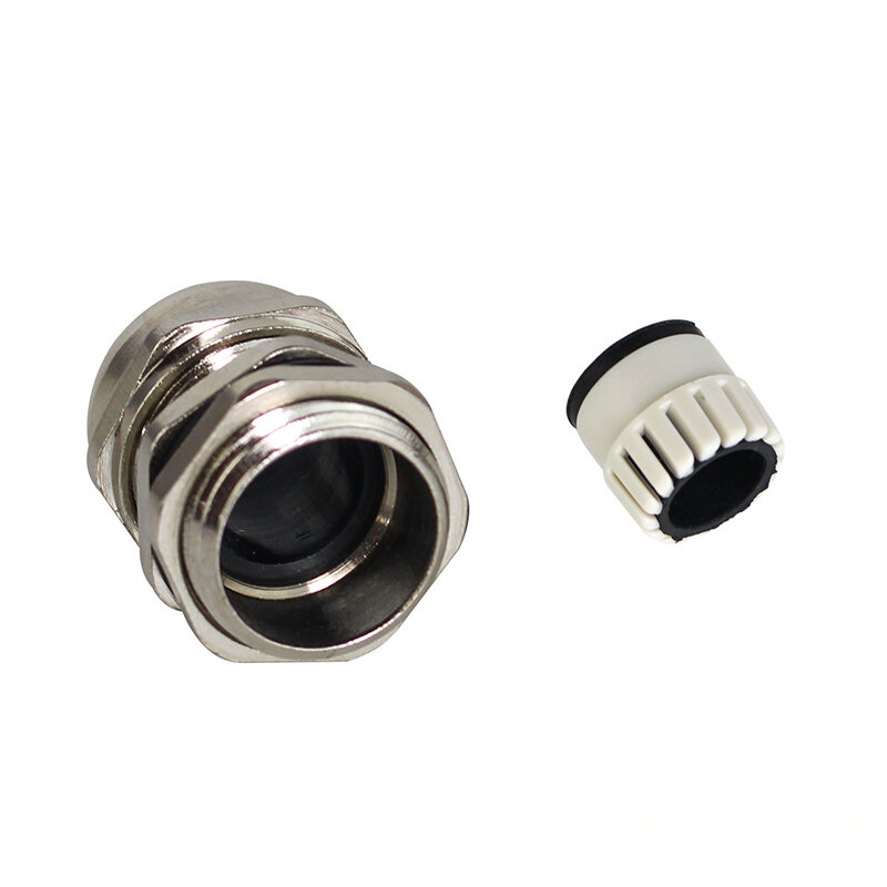1PC กันน้ำ Cable Gland Cable Entry IP68 PG Series 3-44มม.PG7-PG48ทองเหลืองชุบนิกเกิล Connector