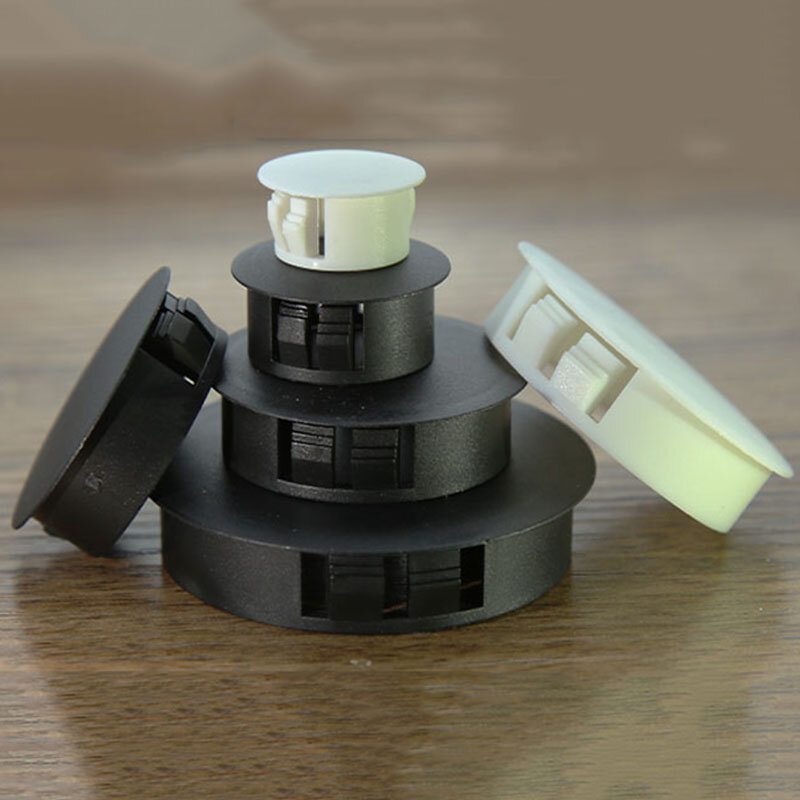 10Pcs Nylon Blanking End Caps Round Plastic Tube Pipe Inserts Plugs 5mm~50mm