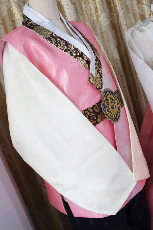 Tissu importé de corée, robe de mariée ou de marié Hanbok, pour Couple, cadeau Cosplay, meilleure vente 2019