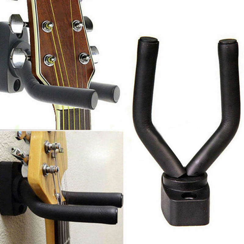 1 stücke Gitarre Aufhänger Haken Halter Wand Halterung Ständer Rack Halterung Display Gitarre Bass Schrauben Zubehör