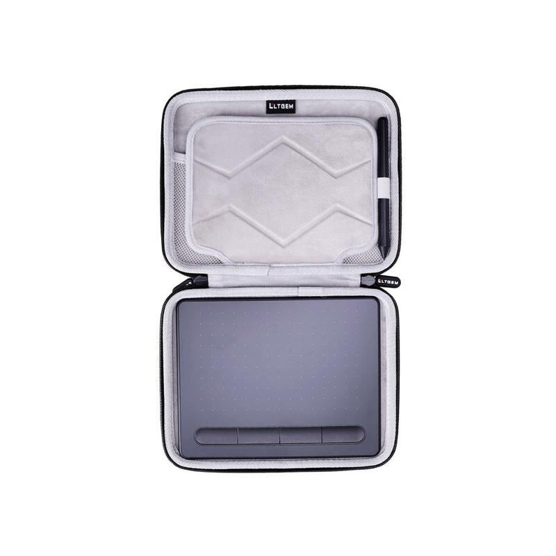 LTGEM Waterproof EVA Hard Case for Wacom CTL4100 Intuos Graphics Drawing Tablet