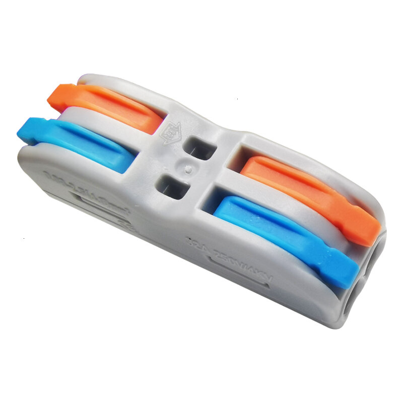 30/50/100PCS Pin-222 Electrical Wiring Terminal Household Wire Connectors Fast Terminals For Connection Of Wires Lamps SPL-2