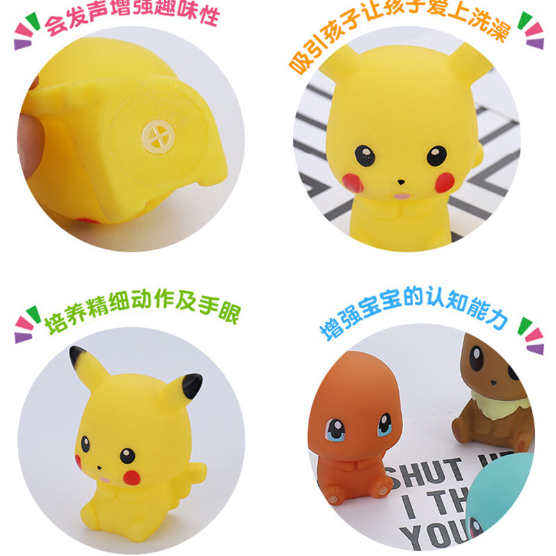 Pokemon Go Cosplay Prop Pikachu Children Bath Toys