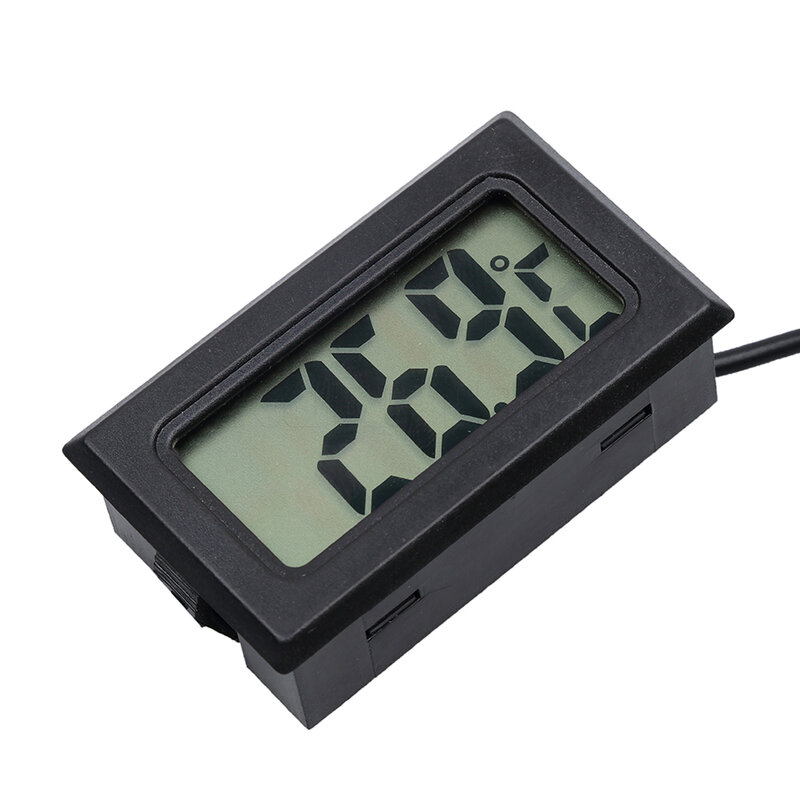 Mini termómetro Digital LCD para coche, higrómetro, Sensor de temperatura interior y exterior, medidor de humedad, instrumentos de calibre, 2019