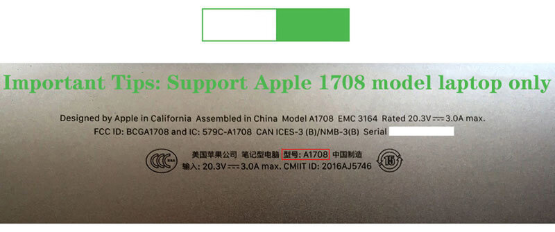 50pcs M2 SSD Adapter Macbook A1708 NVMe PCIe M.2 NGFF SSD for Apple 2016 2017 MacBook Pro A1708 SSD Adapter Convert Card N-1708A