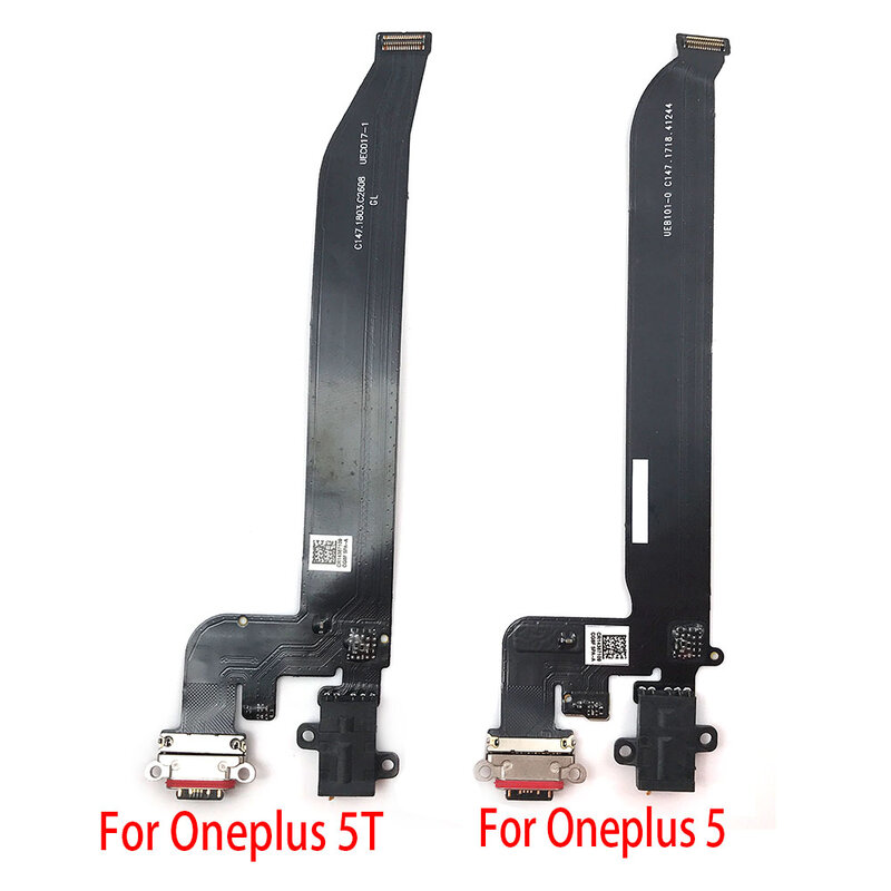 Conector de base de carga USB, Cable flexible de micrófono para Oneplus 5, 5T, 6, 7T, 8, 8T, 9 Pro, 9R, Nord, N10, 5G, nuevo