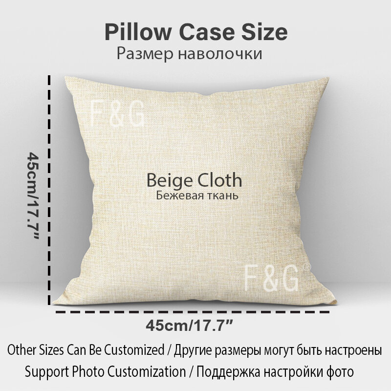 Love Home Cushion ครอบคลุมผ้าลินินสีดำสีขาวหมอนโซฟาเตียงตกแต่งแบบนอร์ดิกหมอน45x45cm