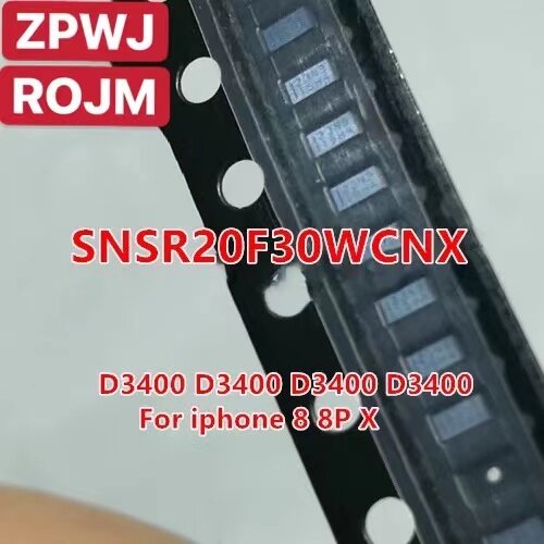 10 Stks/partij SNSR20F30WCNXT5G SNSR20F30WCNX D3400 D3401 D3402 D3403 Voor Iphone 8 8P X