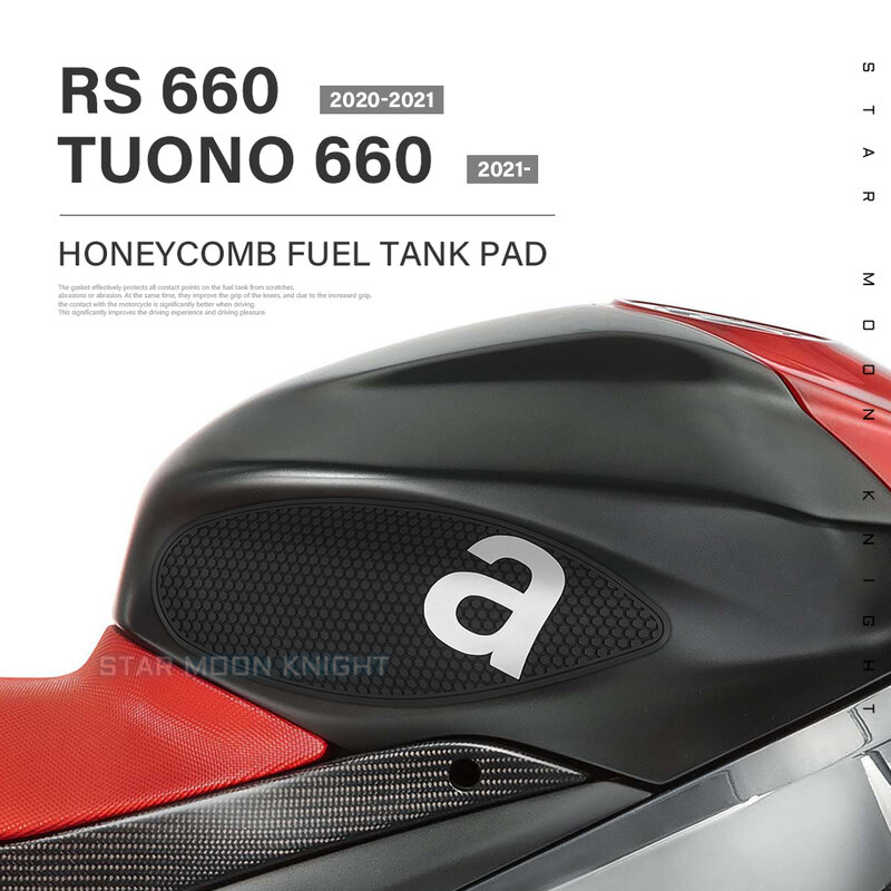 Pasuje do Aprilia RS 660 RS660 TUONO 660 2020-2021 boczne motocyklowe naklejka na zbiornik paliwa zbiornik klocki Protector naklejki kalkomania podkładka trakcyjna