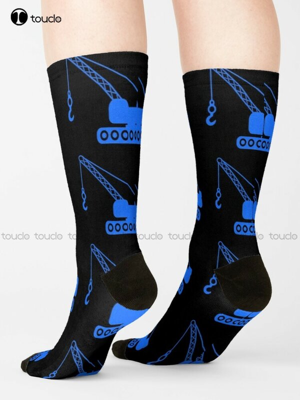 Crane Sokken Zwarte Sokken Mannen Unisex Volwassen Tiener Jeugd Sokken Gepersonaliseerde Custom 360 ° Digital Print Hd Hoge Kwaliteit