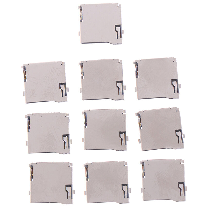 10 قطعة دفع دفع نوع TransFlash TF مايكرو SD بطاقة محول مأخذ التوصيل التلقائي موصل لوحة الدوائر المطبوعة