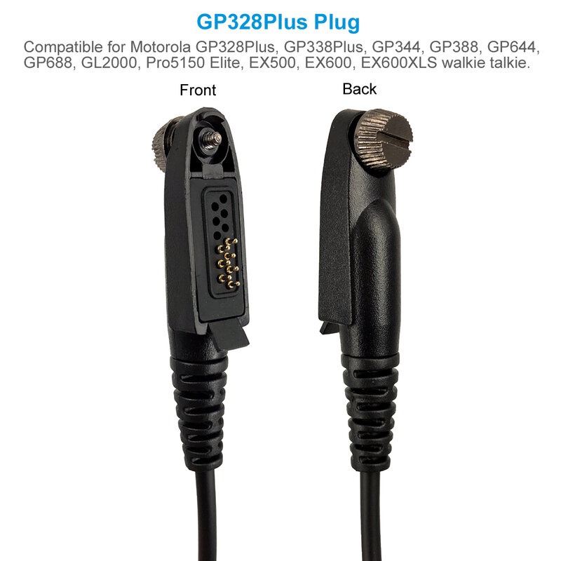 Altavoz micrófono para Motorola GP328plus GP338Plus GP344 GP388 GL200 Walkie Talkie Radio de dos vías