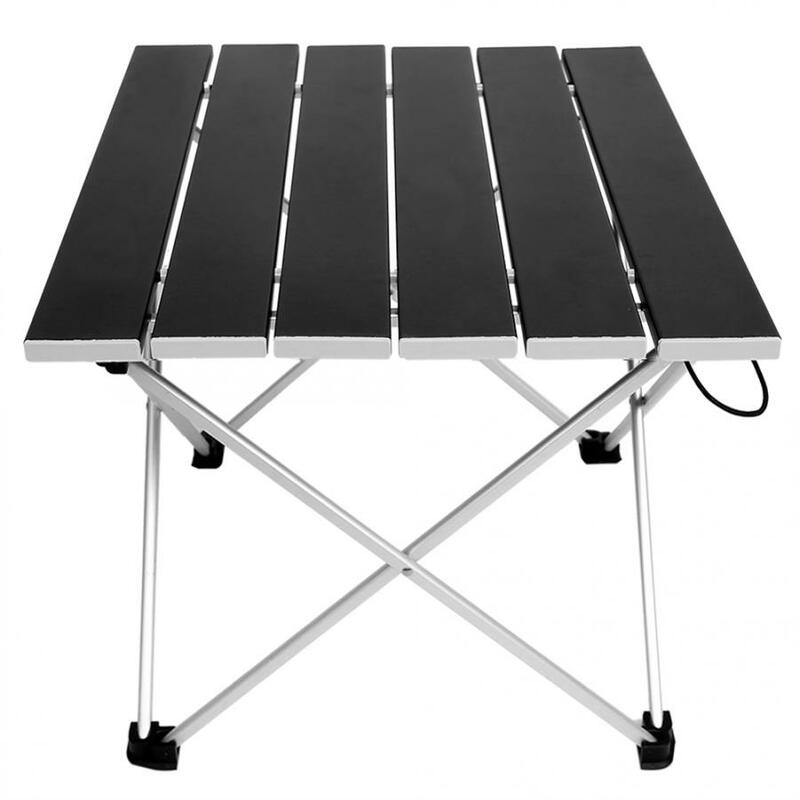 Portable Picnic Table Outdoor Table Folding Camping Table Fishing Table Compact Foldable Roll Up Beach Table Picnic Table