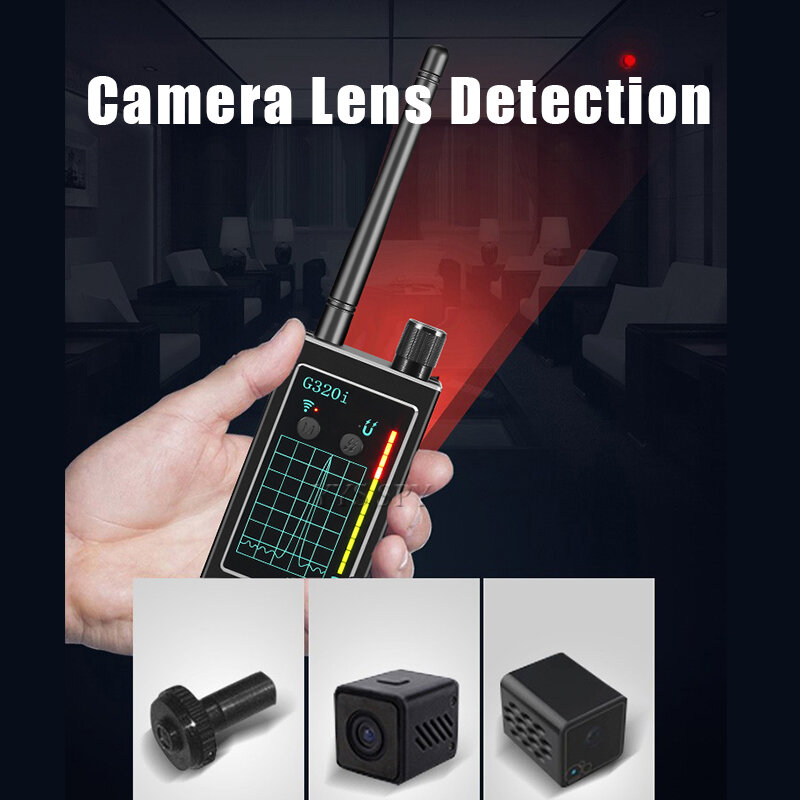 Anti-Spy Detector Mini Wifi Verborgen Camera Gsm Audio Bug Gps Tracker Rf Signaal Draadloze Micro Cam Magnetische Apparaat gadgets Finder
