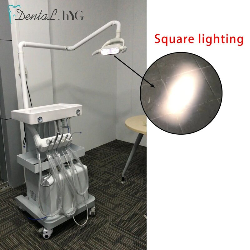 Lámpara de inducción LED para odontología, lámpara bucal sin sombras con Sensor, luz de operación para unidad de silla Dental, herramienta de odontología, 4LED