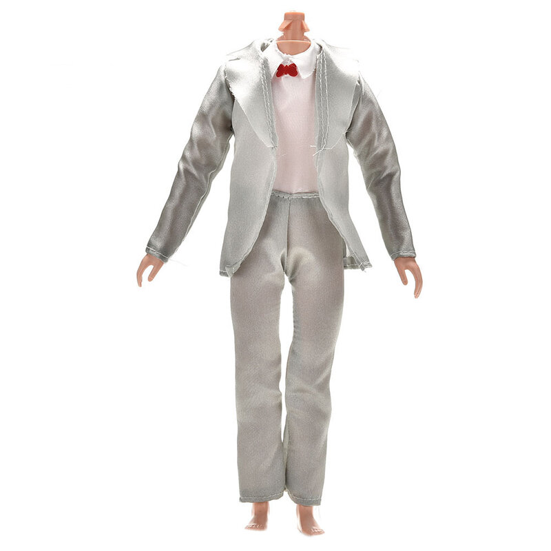 Комплект для куклы Кен невесты, 3 шт./набор, Одежда для кукол ручной работы, костюм с белой рубашкой для мальчика