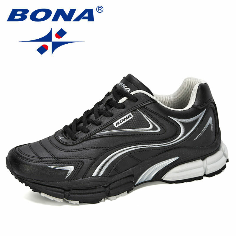 BONA 2020 новые дизайнерские кожаные кроссовки для активного отдыха, Мужская Уличная Повседневная обувь, Мужская модная обувь для отдыха