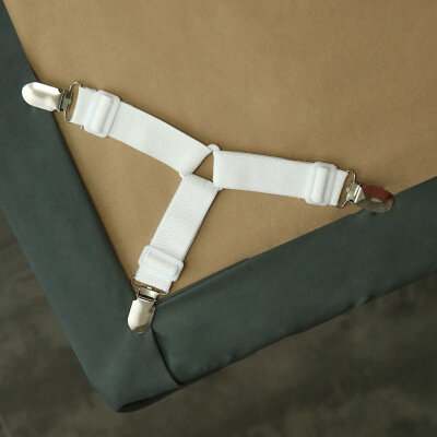 Drap de lit pinces élastiques ceinture attache drap de lit Clips couverture de matelas couvertures support Textiles de maison organiser Gadgets