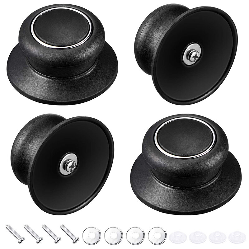 New 4 Pieces Pot Lid Knob Pan Lid Holding Handle Universal Kitchen Cookware Lid Replacement Knob