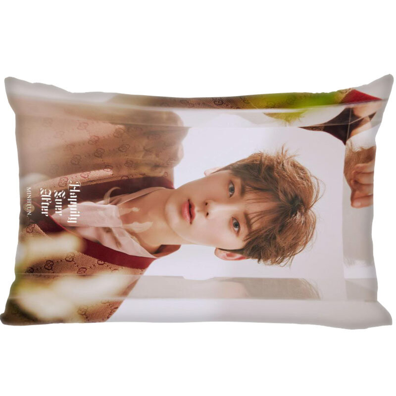 Gorąca sprzedaż niestandardowe Hwang Min Hyun Slips prostokątna poduszka obejmuje pościel wygodna poduszka/wysokiej jakości poduszka przypadki 45x35cm