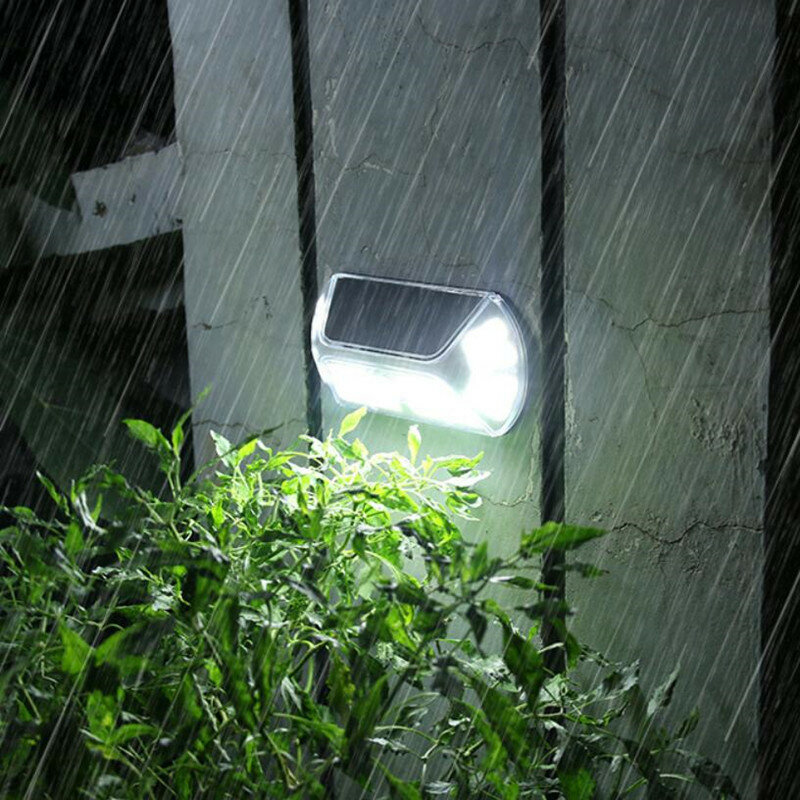 Фсветильник рь светодиодный настенный с пассивным инфракрасным датчиком движения, уличная водонепроницаемая лампа на солнечной батарее для украшения двора, сада, ландшафта