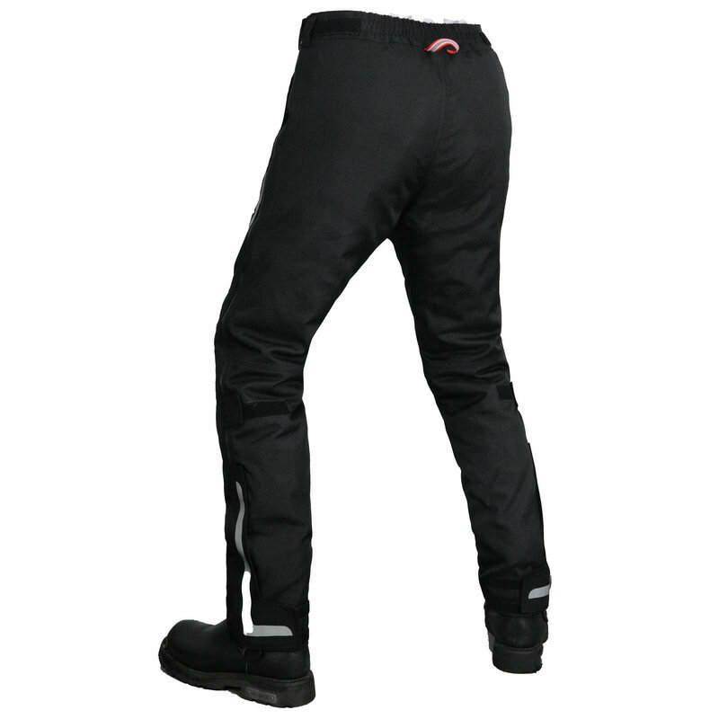 Новые мужские мотоциклетные брюки быстросъемные зимние брызгозащищенные армированные теплые хлопковые подкладки черная Лыжная одежда аксессуары для мотора