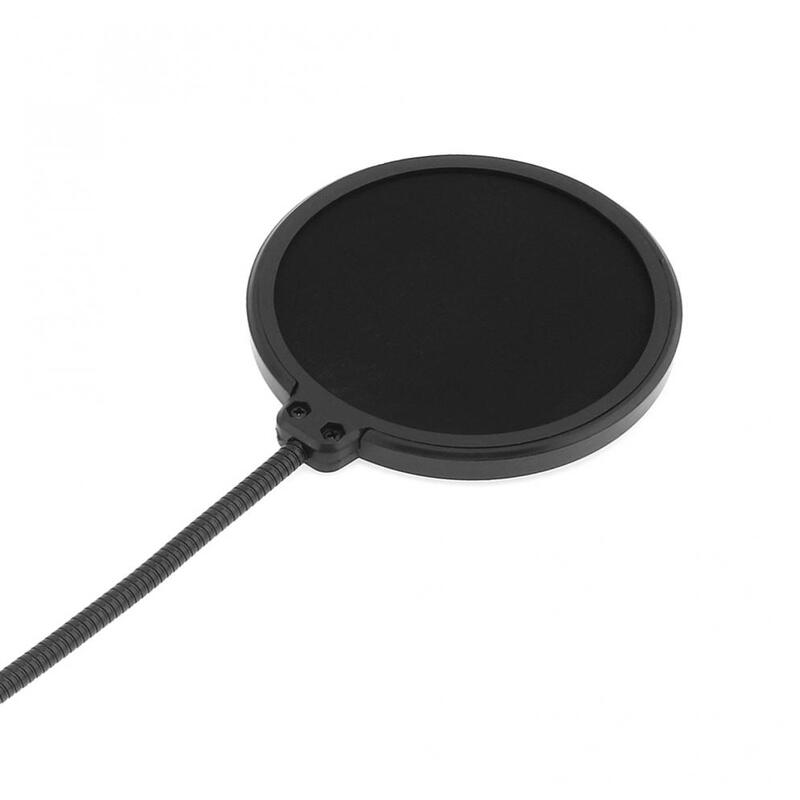 100mm 155mm diameter Double Layer Studio Microphone Wind Screen Mask Mic Pop Filter Shield for Speaking Studio Singing Recording
