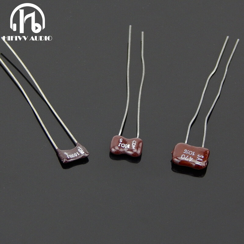 Радиальные серебряные конденсаторы слюды для США CDM 5pf 10pf 22pf 33pf 100pf 240pf 330pf 560pf 680pf