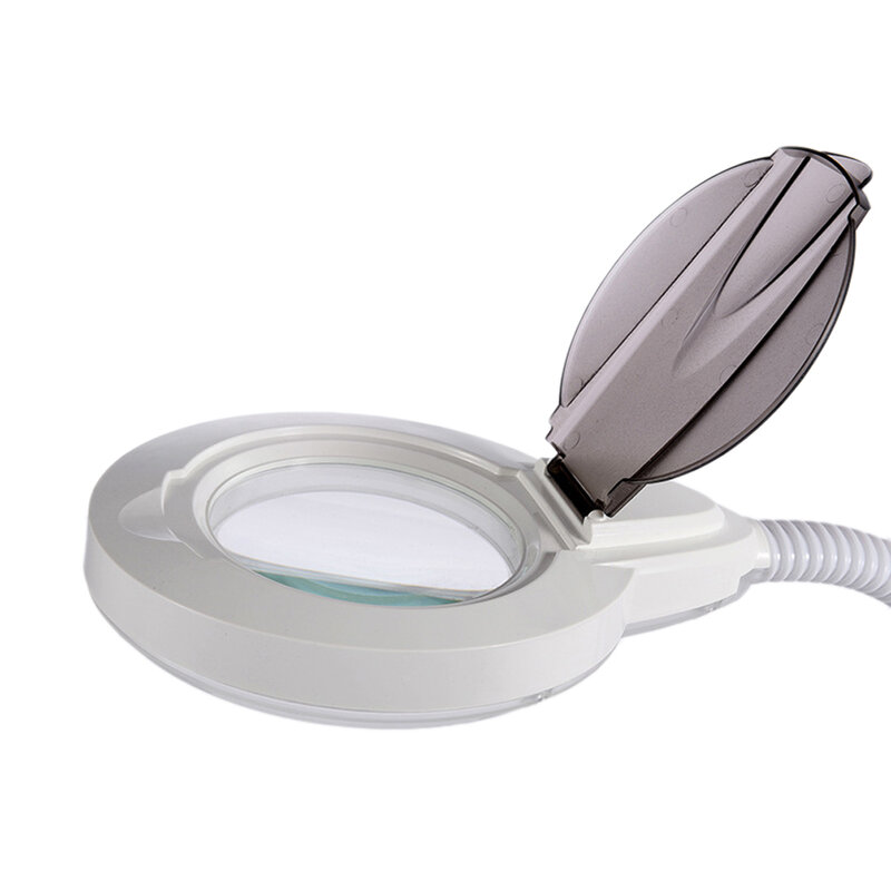 LED Magnifying Lamp Adjustable 3X 5X Glass Cold Light Magnifier Foldable Design for Nail Art Tatoo Beauty Arts Tool
