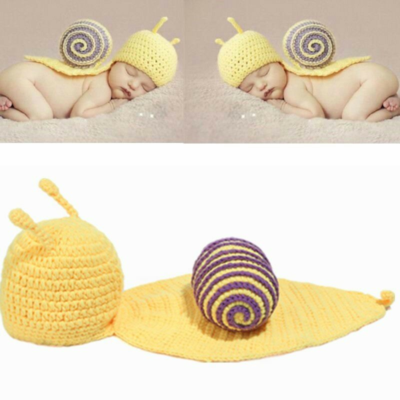 新生児用のかぎ針編みの写真アクセサリー,赤ちゃんの写真アクセサリー,男の子と女の子のコスチューム