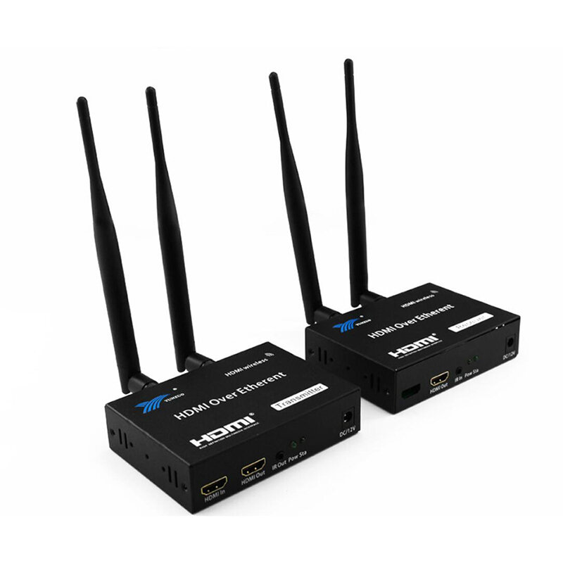 2020 neue 1080P wireless hdmi extender mit IR (sender + empfänger) unterstützung ein sender zu 4 empfänger