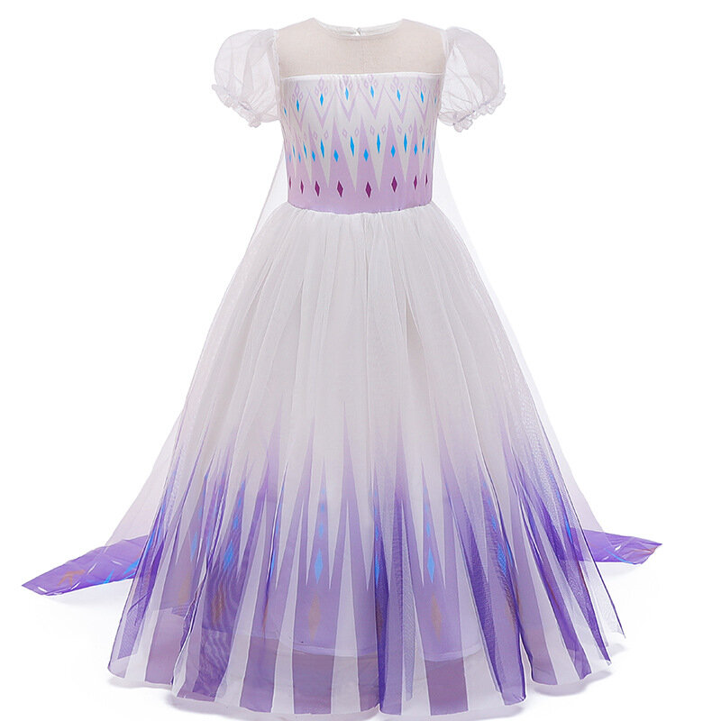 Schnee königin 2 Weihnachten Geschenk baby mädchen Kleid Cinderella Cosplay Kostüm Party Kleid Prinzessin Kleid Cinderella Kostüm