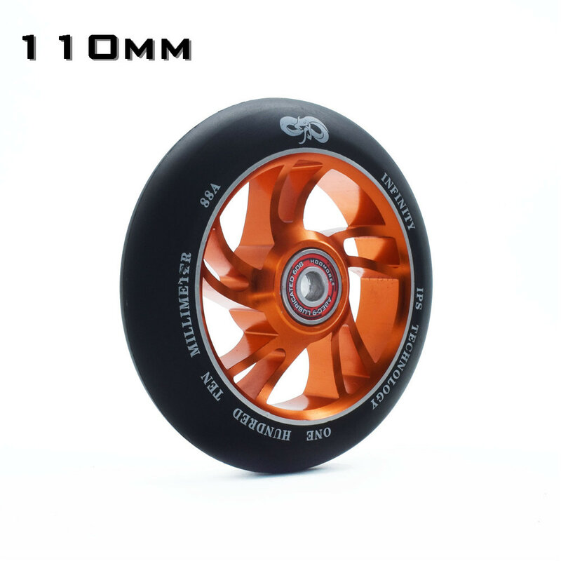 【100mm 110mm】 【84A 88A】MGP branded wheel High precision aluminium alloy Hub inline scooter wheel heavy speed roller