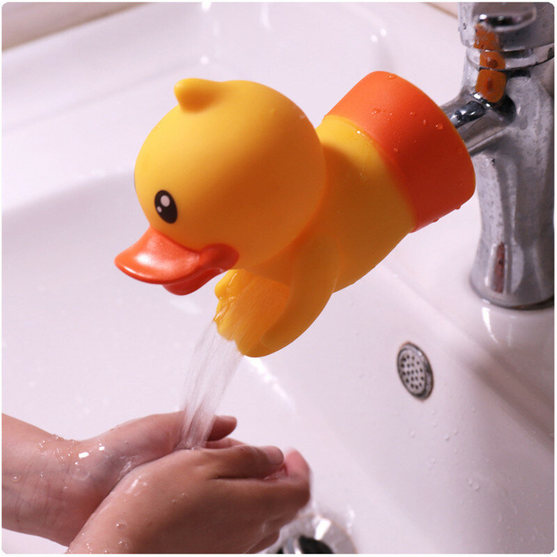 Desenhos animados torneira extensor de poupança água ajuda crianças lavar mãos banheiro extensor torneira da cozinha acessórios dropshipping