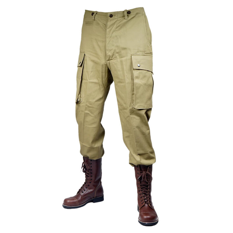 Pantalones de uniforme de paracaidista de la Wii WW2 US 101 Airborne Division TCU M42, pantalones de oficial
