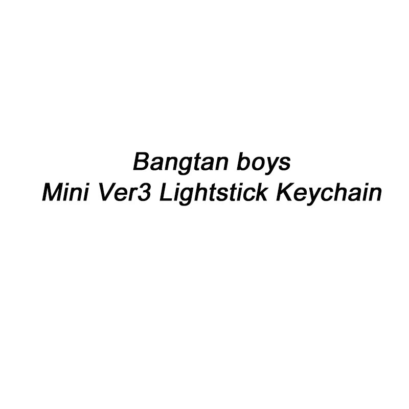 Kpop Bangtan ragazzi Ver3 mini lightstick portachiavi concerto Armybomb Luce catena chiave bastone di Incandescenza lampada a Sospensione K-pop bangtan ragazzi