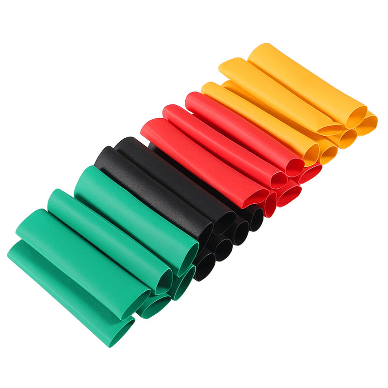열 수축 튜브 랩 슬리브 세트 콤보, 5 가지 색상, 8 가지 크기 모듬, 328 개