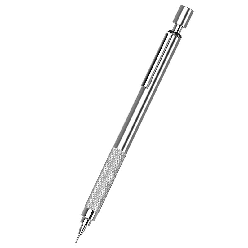 Professional Metal Mechanical Pencil 0.5MM 0.7MM Low Gravity Automatic Graphite Pencil & 100pcs Refill For Draw School Supplies
