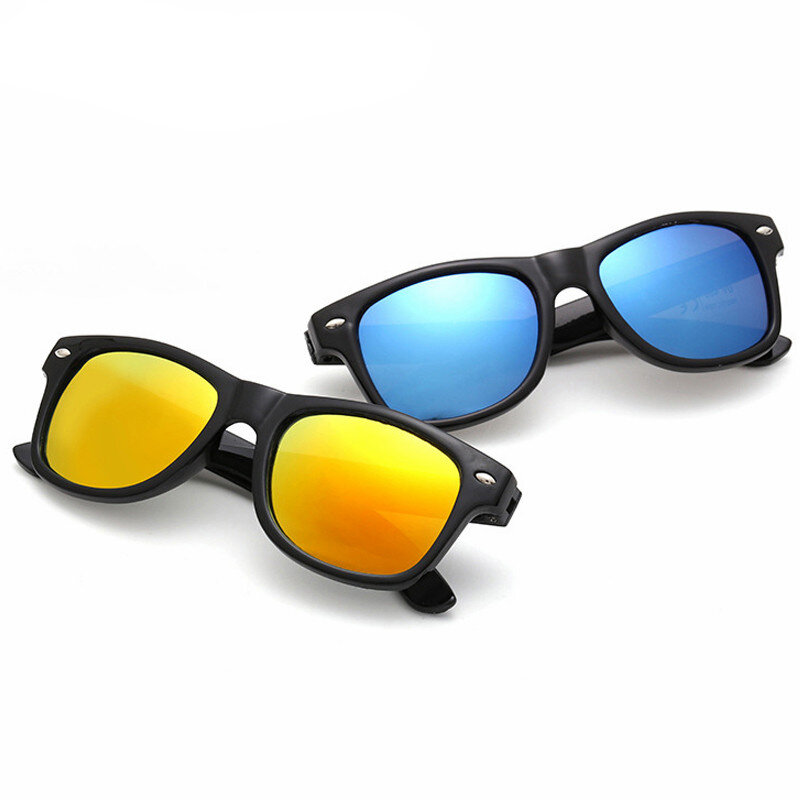 YAMEIZE แว่นตากันแดดเด็กแฟชั่นขายร้อน2-15ปี Sun แว่นตาสำหรับเด็กชายหญิงแว่นตาเคลือบเลนส์ UV400ป้องกัน