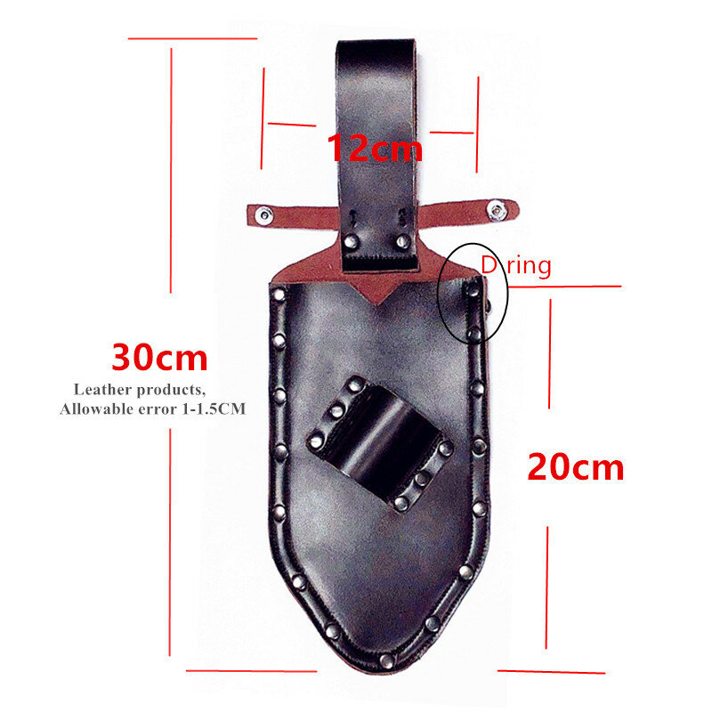Pointer Metal Detector Holster Digger Pouch Treasure Waist Pack Finds Bag Tools Shovel ProFind Leather 2in1 for Garden Detecting