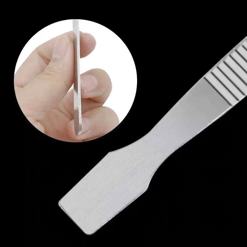 5 sztuk/zestaw pamięci cyny 120mm nóż skrobak Metal pasta lutownicza nóż do skrobania podważ otwórz naprawy telefon komórkowy elektryczne narzędzia ręczne