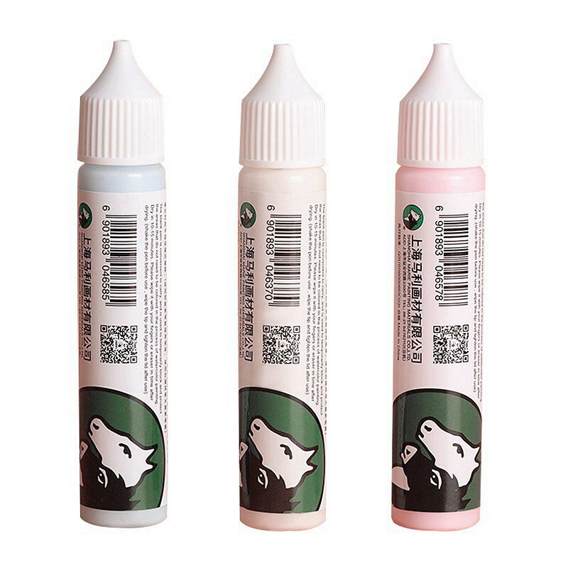 Maries 30ml branco/rosa/azul aquarela mascaramento fluido goma caneta arte ferramentas para pintura arte suprimentos