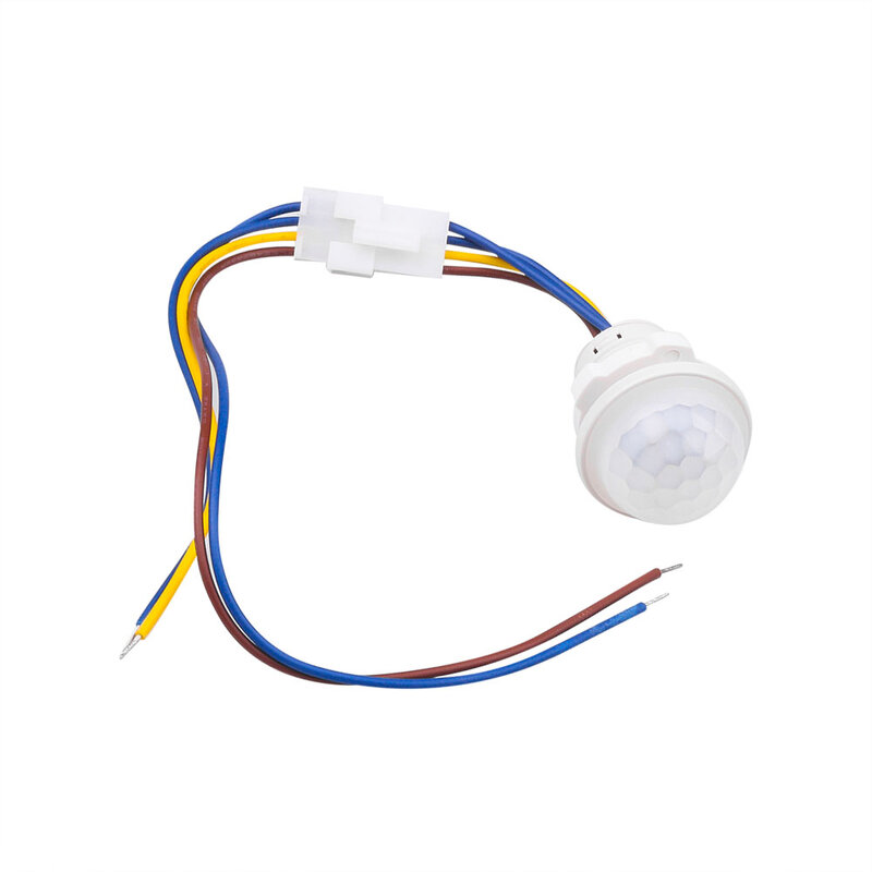Mini détecteur de mouvement infrarouge LED PIR, interrupteur intelligent, détecteur automatique, lumière, 110V, 220V