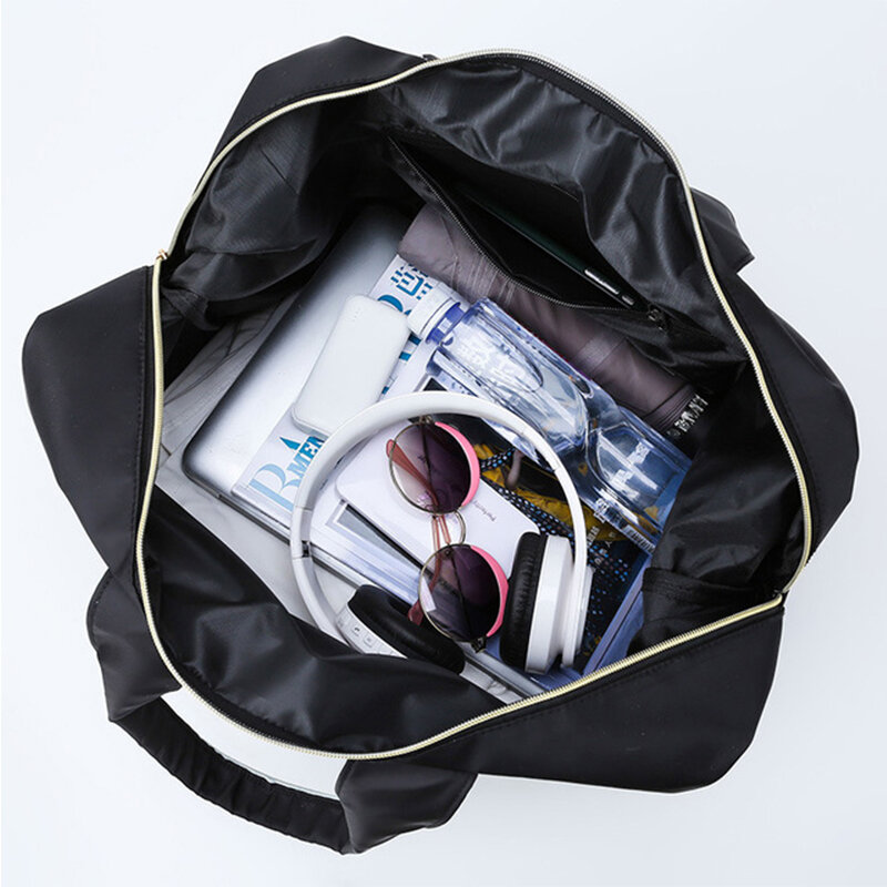 New Travel Bag Women's Duffle Bags Large Capacity Handbag Multifunction Sports Bag Oxford Cloth Weekend Package Travel Duffle